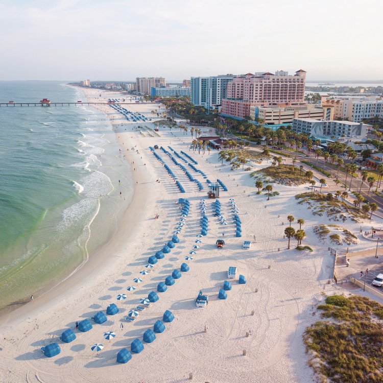Clearwater Beach aerial