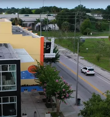 An exterior shot of the Manhattan Casino