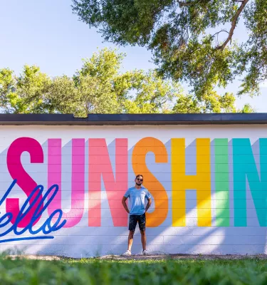 "Hello Sunshine" by Leo Gomez, Historic Uptown