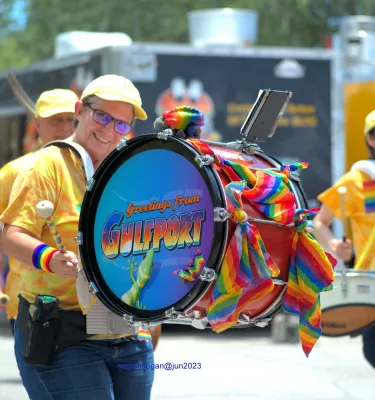 Gulfport Pride parade.
