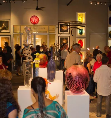 People at Duncan Mclellan Art Gallery