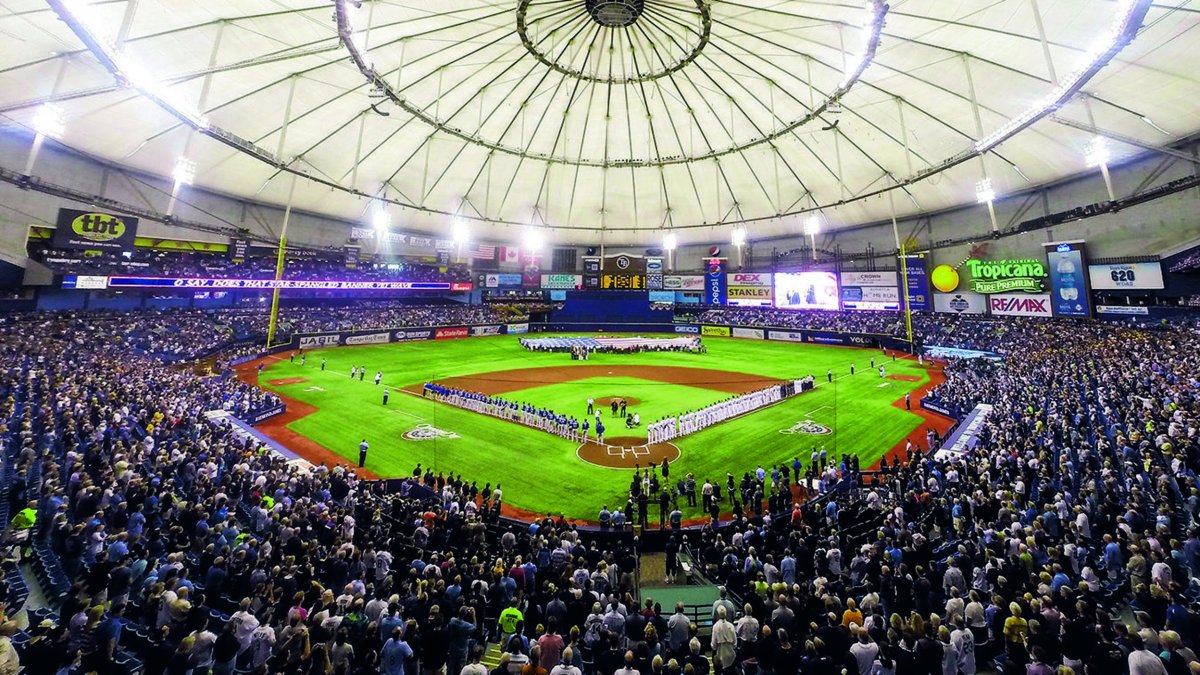 tampa bay rays stadium map