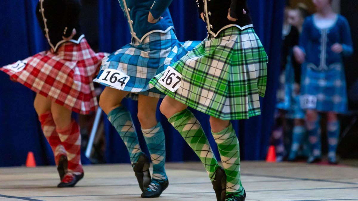 Scottish dancers at the Dunedin Highland Games & Festival