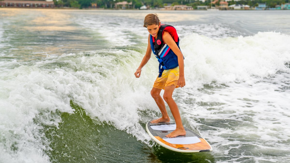 Kid Wake Surfing