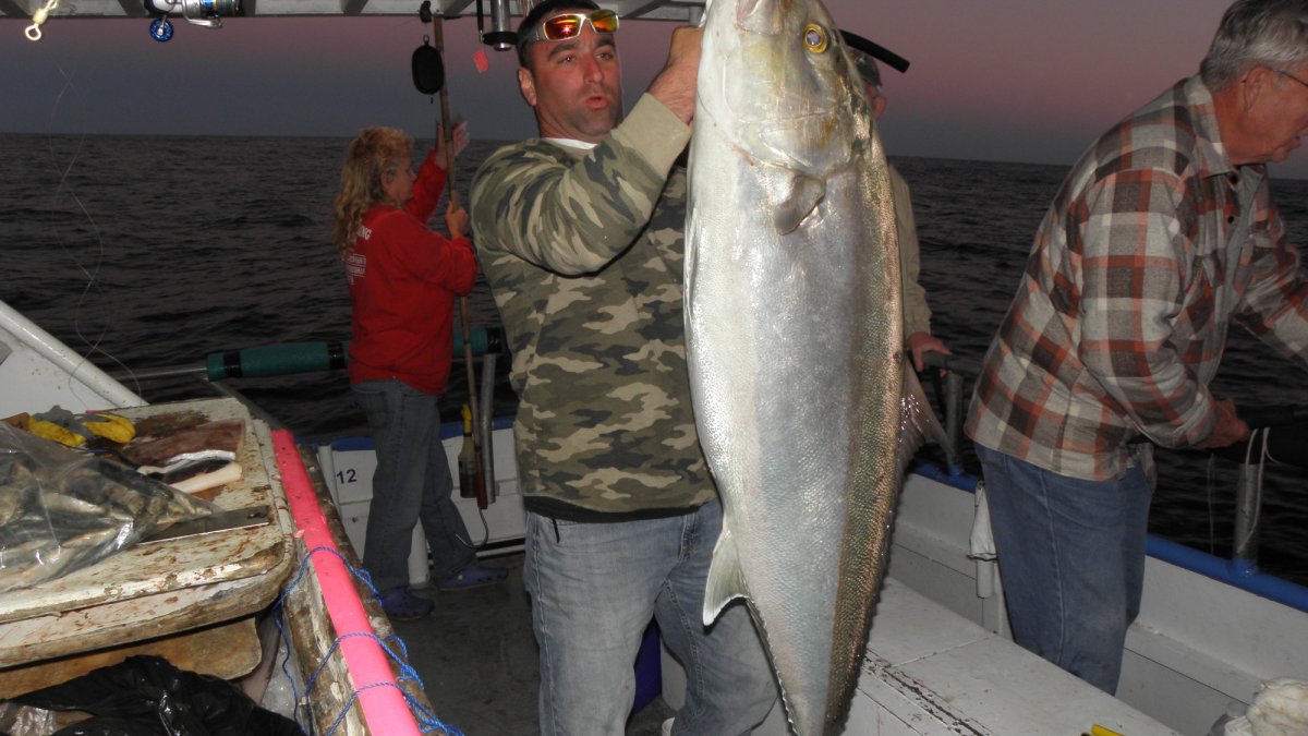 James Russo, one of our Regular's, showing off a MONSTER Amberjack