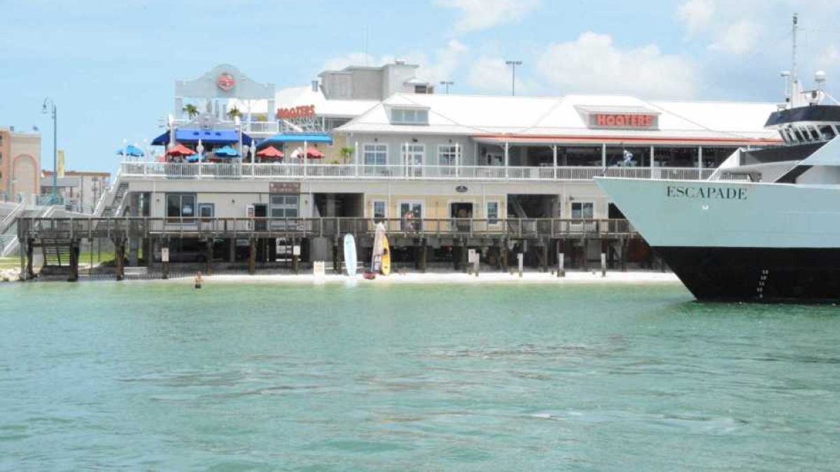 The west end of the John's Pass Boardwalk