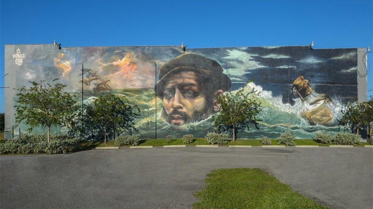 Return to the Sea' mural by Nomad Clan