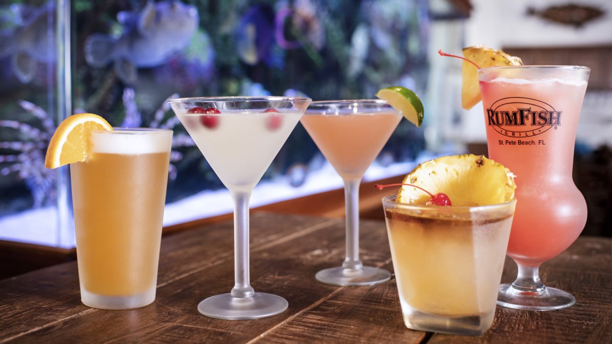 Enjoy specialty cocktails and craft beer at RumFish Grill