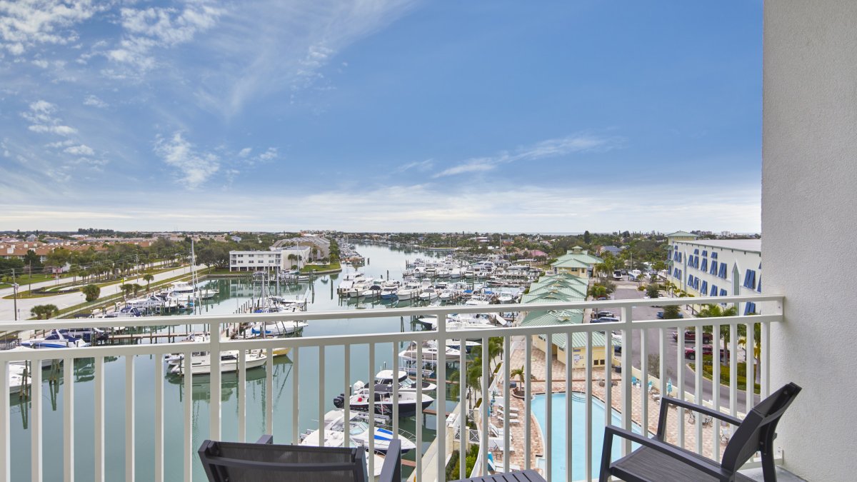 Water View King Suite Balcony