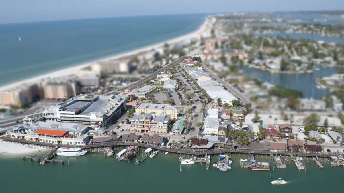 John's Pass Aerial View