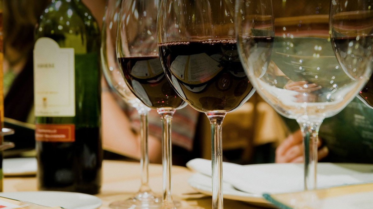 relax with a glass of wine at Kelly's